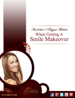 cosmetic dentistry brochure for Dr. Barakat