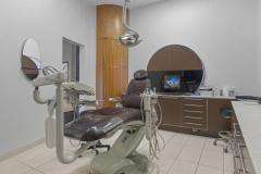 One of the dental chairs at Villanova Dental Studio