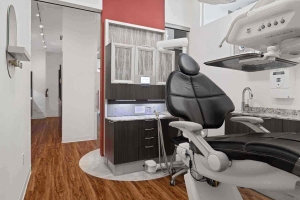 Interior of a modern dental office at Dental in Kanata, ON