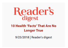 10 Health Facts that are no longer true