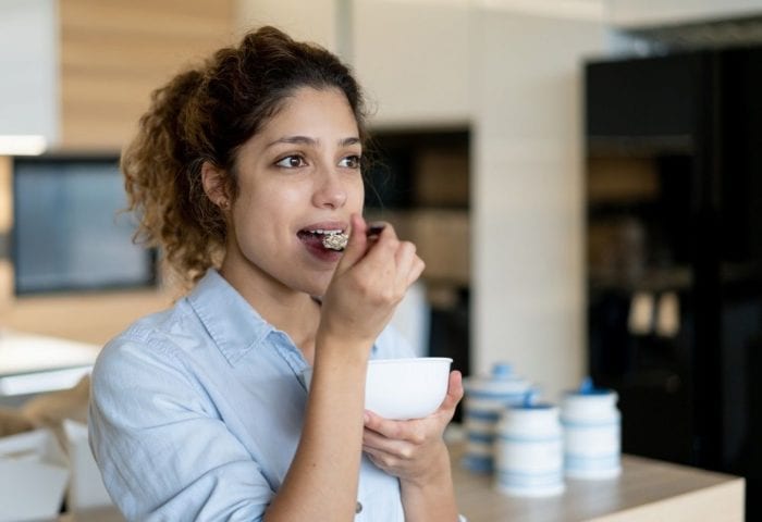 Oatmeal is a popular breakfast food